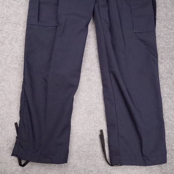 Vintage VF Imagewear Cargo Small Short 30x29 Navy Blue Workwear Uniform Pants - Picture 10 of 12